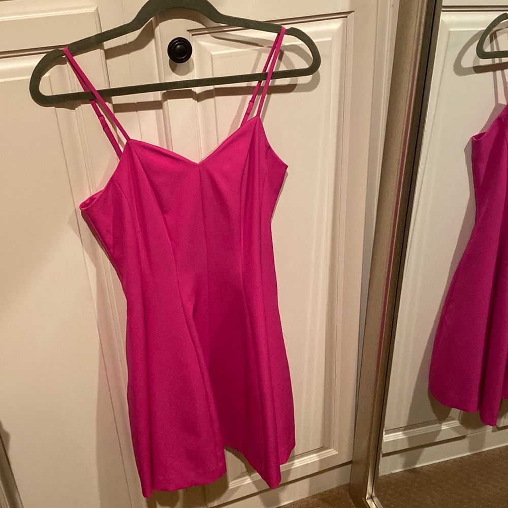 Bebe Pink Party Dress